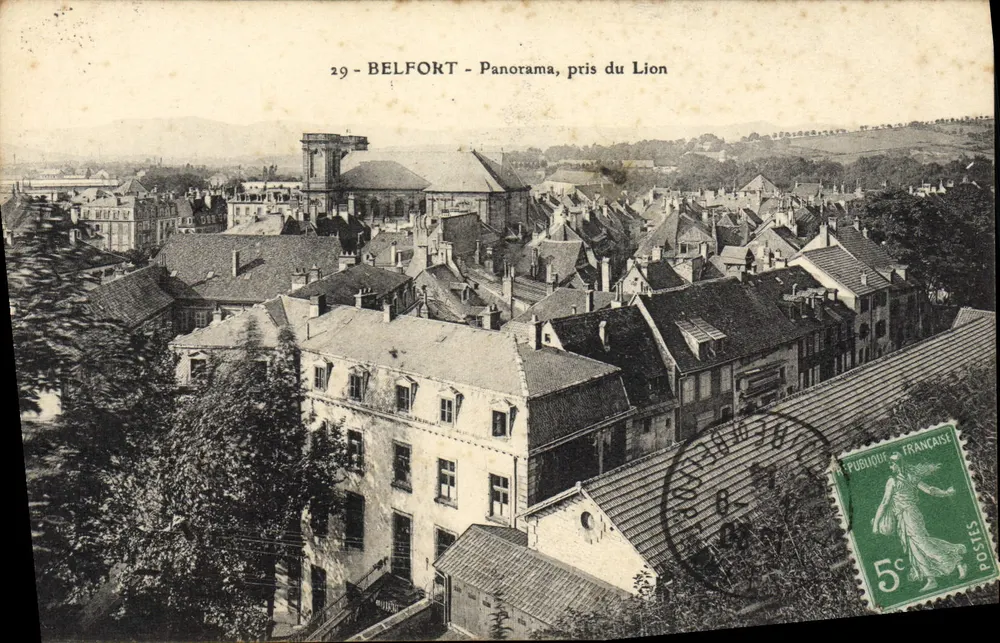 Belfort - Panorama, vista do Leão — editor desconhecido, n° 29 - Frente