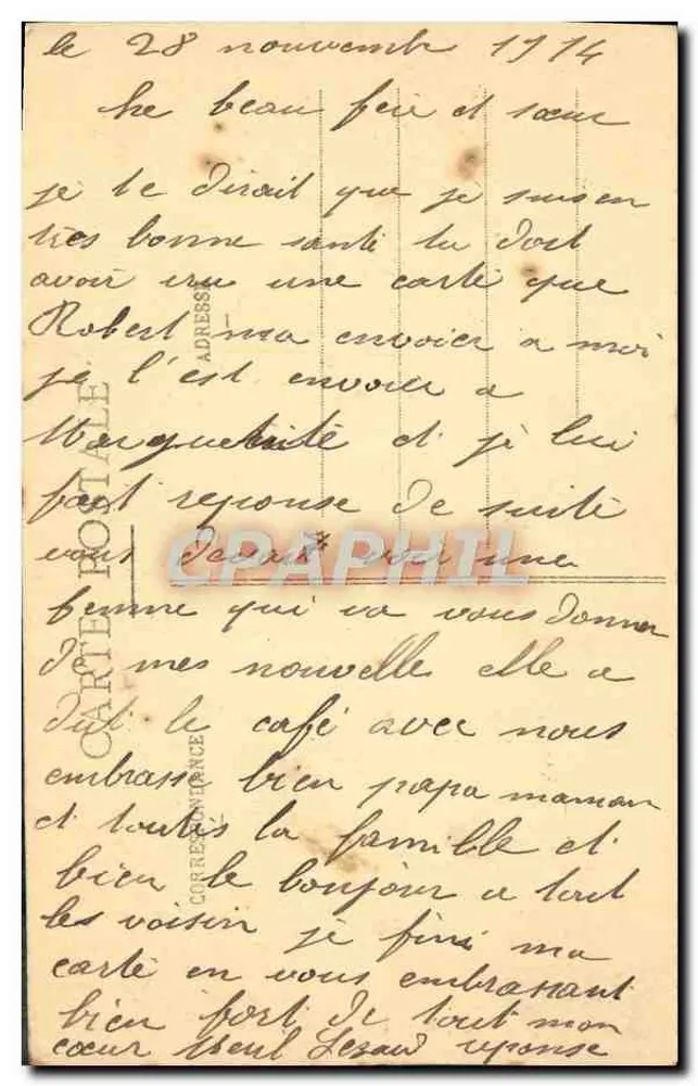 Épinal - Estátua de Pinau — Fot. Ilonayer e Eyret, Épinal, n°9 - Verso