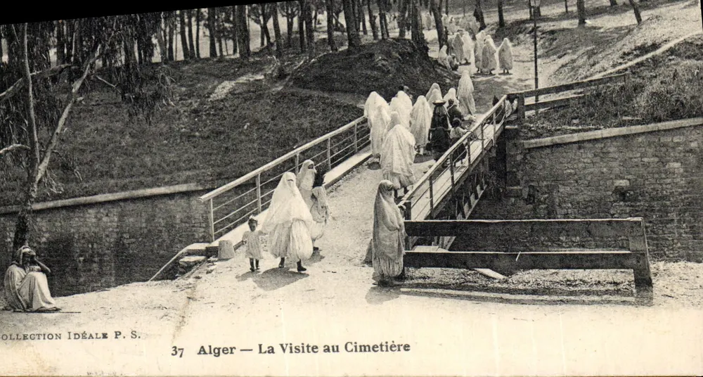 Alger — Bezoek aan het kerkhof — Ideale collectien°37 - Voorkant