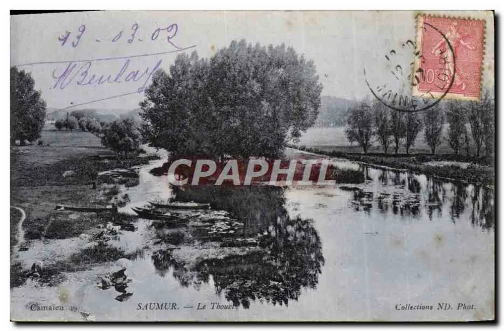 Saumur — Le Thouet — Collections ND. Phot. - Frente