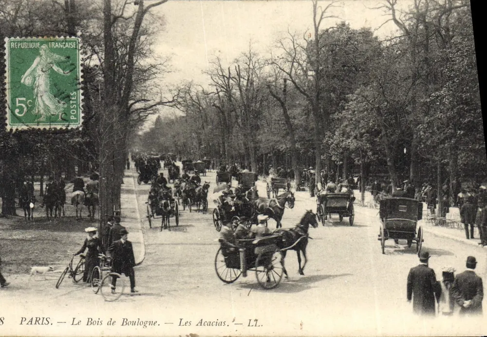 PARIS — Der Bois de Boulogne — Les Acacias — L.L. - Vorderseite