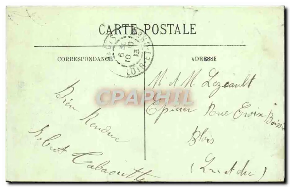 PARIS — Der Bois de Boulogne — Les Acacias — L.L. - Rückseite