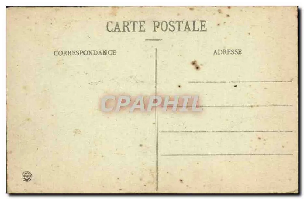 NANCY - Ansicht des Arc de Triomphe von der Place de la Carrière — Imprimeries Réunies de Nancy, n°40 - Rückseite