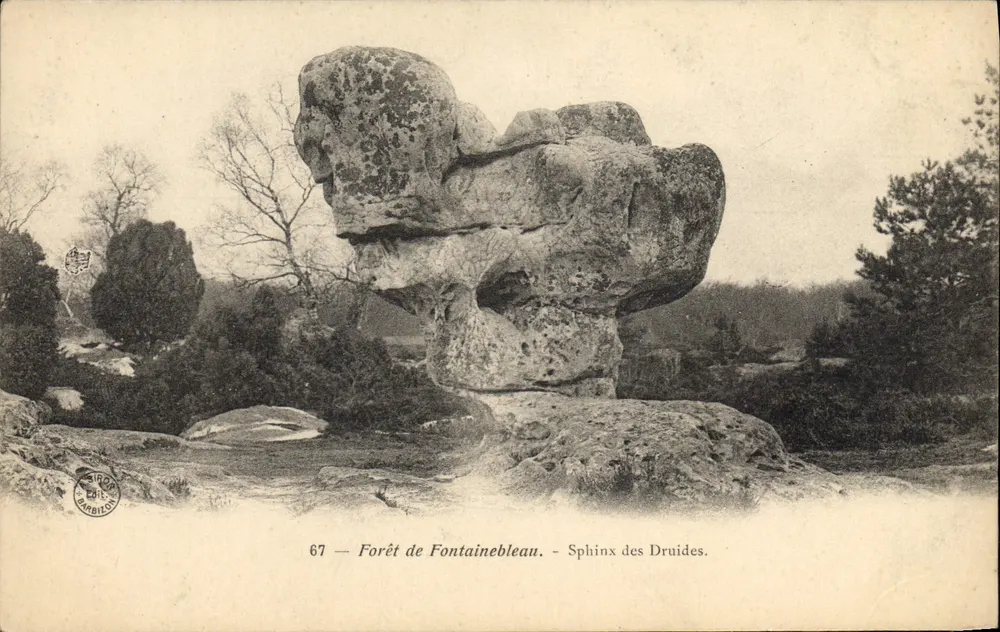 Floresta de Fontainebleau — Esfinge dos Druidas — SIRORS & CIE - Frente
