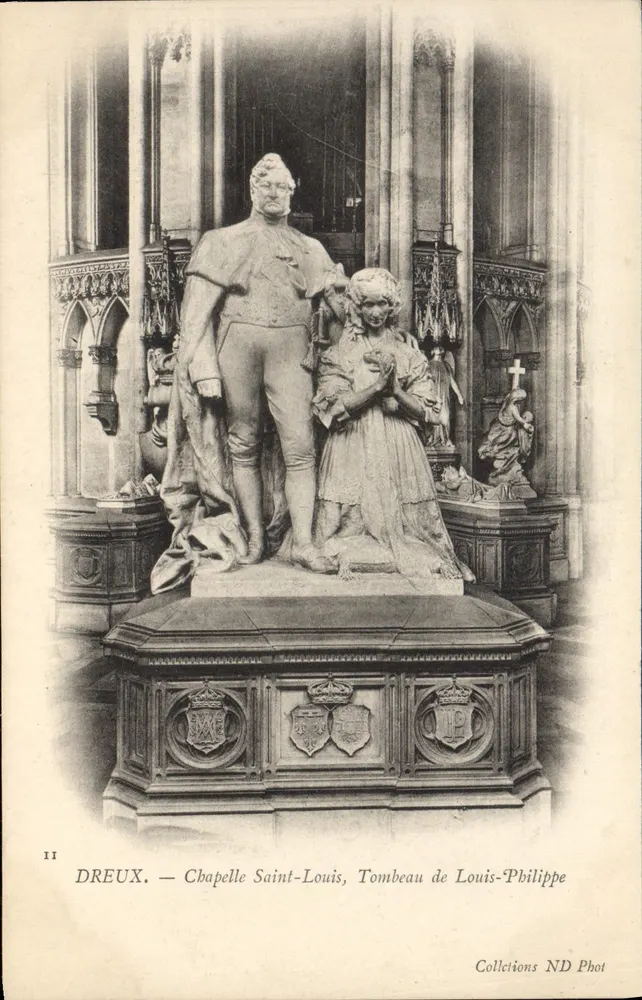 Dreux — Kapelle Saint-Louis, Grabmal von Louis-Philippe — Collections ND Phot - Vorderseite