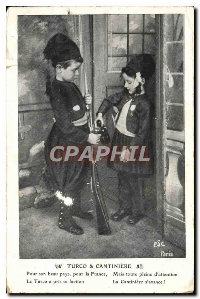 Turco & Cantinière — cena de rua — editor RSC, Paris - Frente