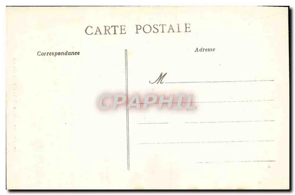 Céline Prévoin Mothais (Deux-Sèvres) — mulher em traje tradicional — N. Aliz, pap-tab-jornais, Niort - Verso