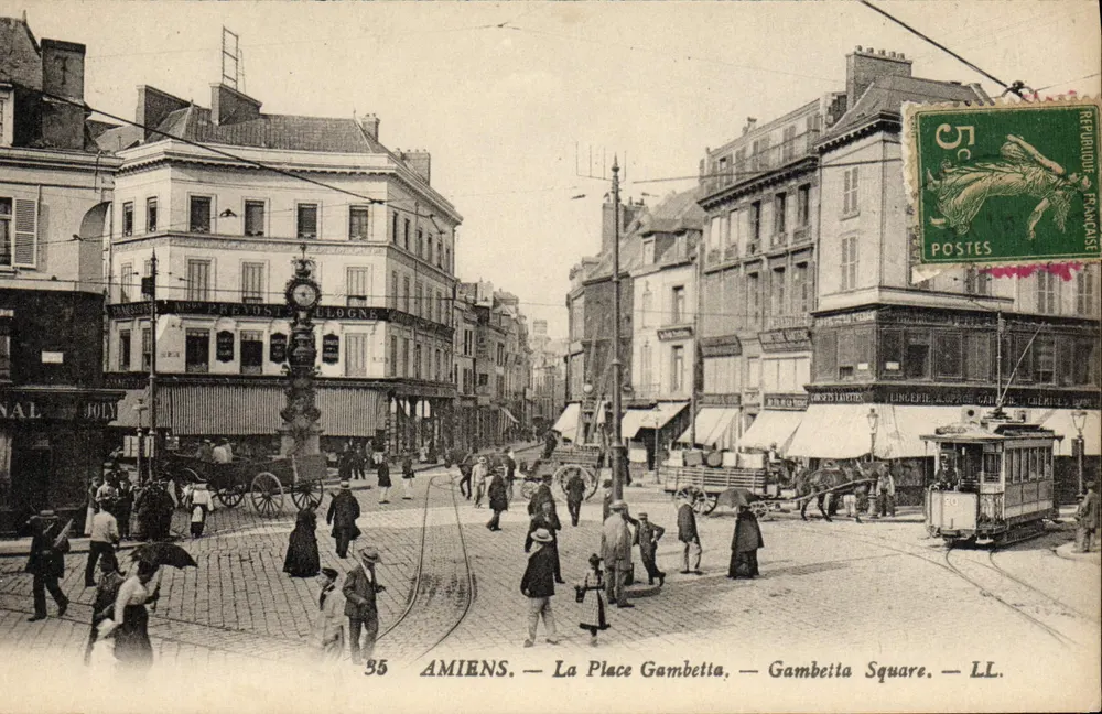 Amiens — A Place Gambetta — LL. n°35 - Frente