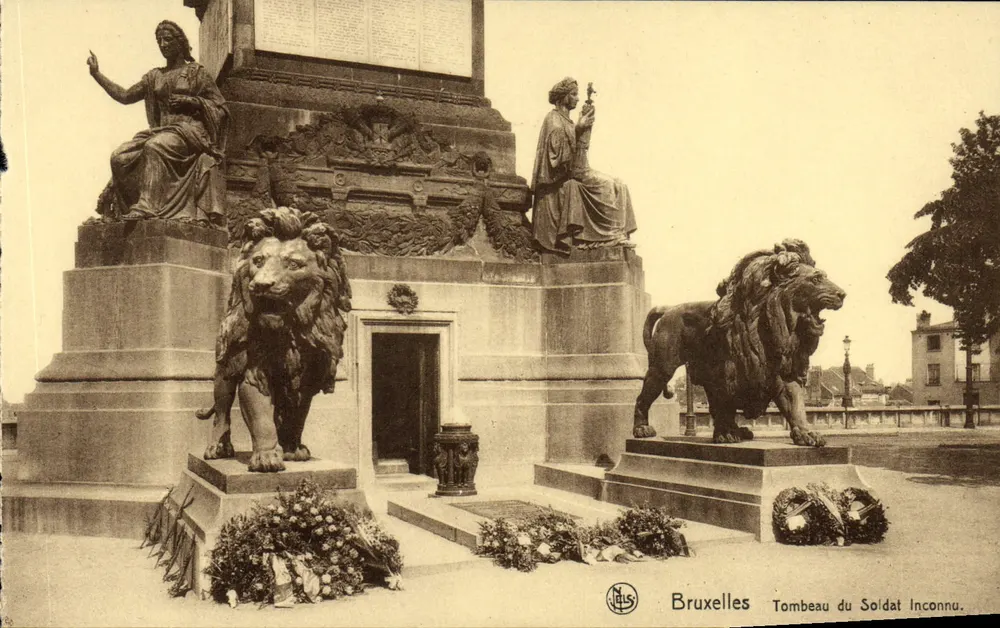Brüssel - Grab des Unbekannten Soldaten — Verlag NJS, Nr. 63 - Vorderseite
