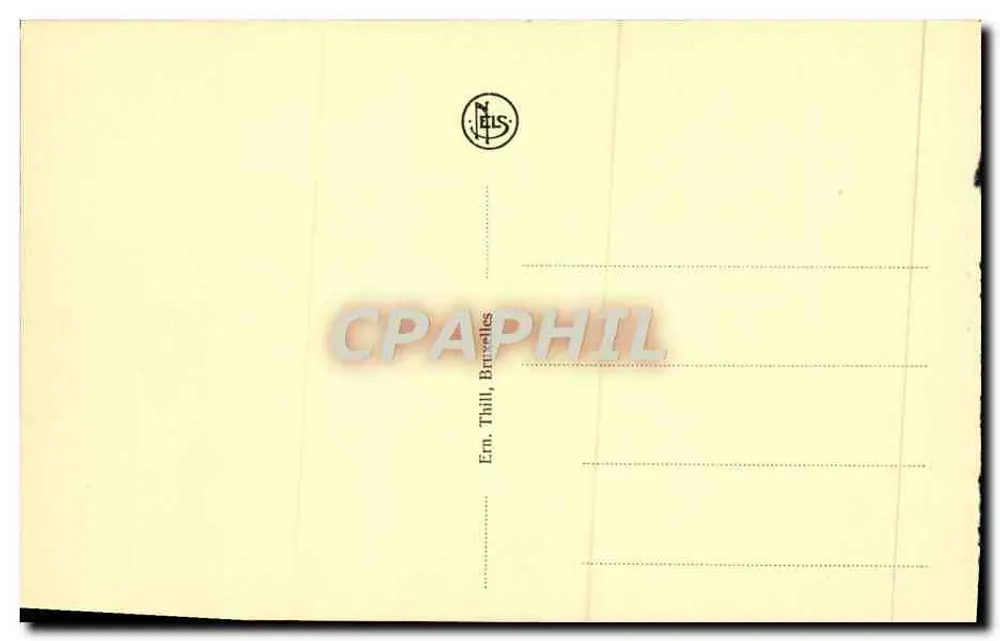 Brüssel - Grab des Unbekannten Soldaten — Verlag NJS, Nr. 63 - Rückseite