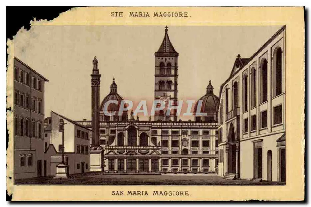 San Maria Maggiore — Roma — editor desconhecido, número de série não visível - Frente
