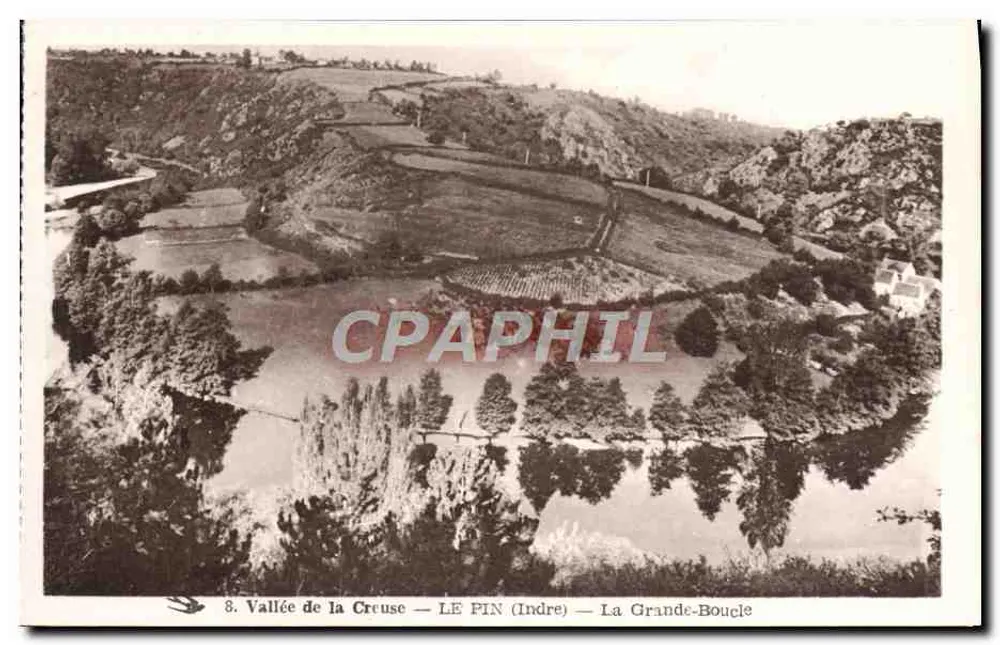Tal der Creuse — LE PIN (Indre) — La Grande-Boucle — n°8 - Vorderseite