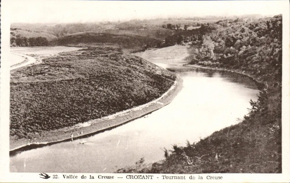 Vale da Creuse — Crozant — Curva da Creuse — n°32 - Frente