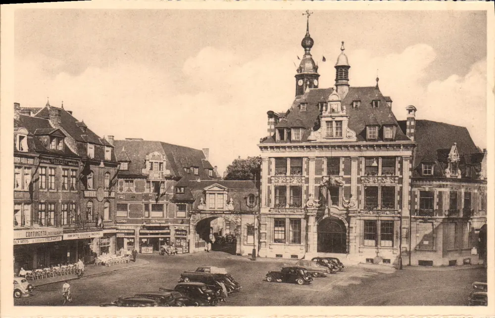 Namur — A Praça do Comércio — Ern. Thill, Bruxelas - Frente