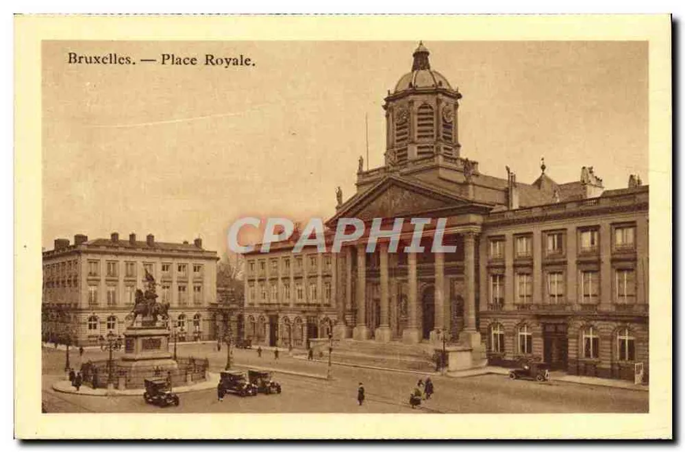 Bruxelas — Place Royale — editor anônimo - Frente