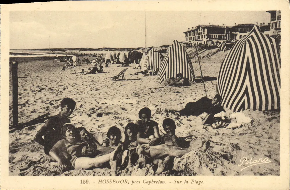 Hossegor, bij Capbreton — Op de Strand — Polana, n° 159 - Voorkant
