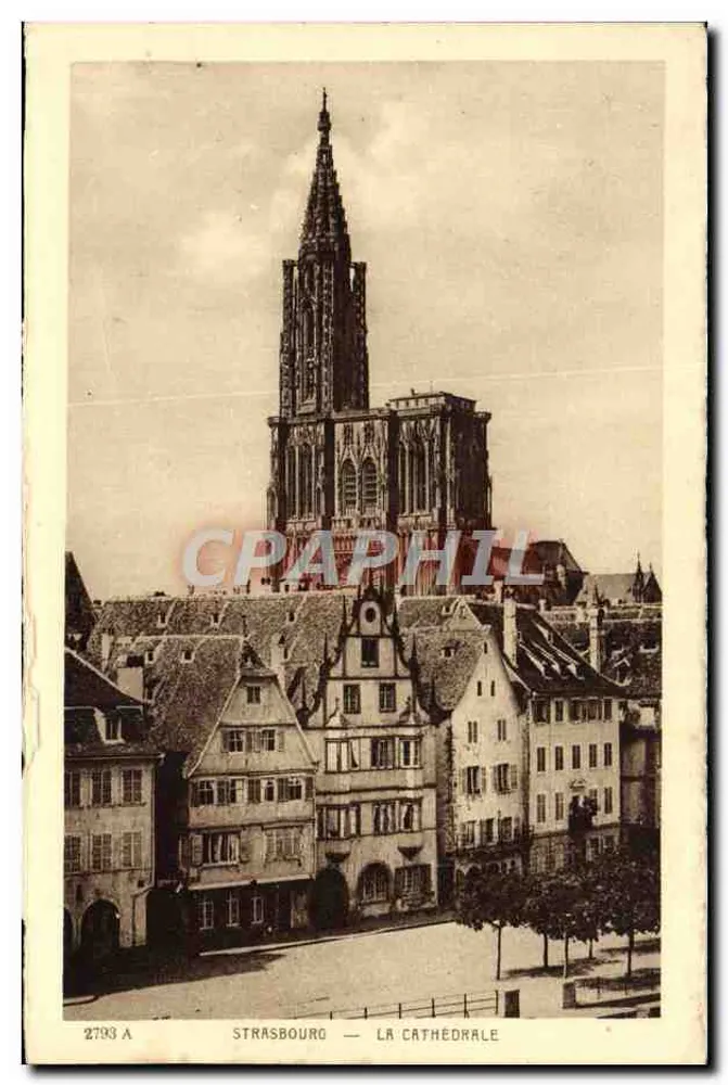 Estrasburgo — A Catedral — editor Braun & Cie, Douch (Haut-Rhin) - Frente