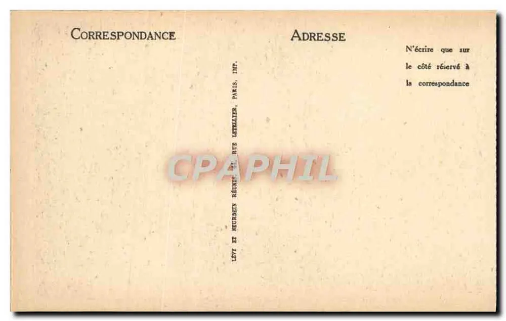 Lourdes — A Virgem Coroada — modelo da estátua religiosa, 64 rue Bonaparte, Paris - Verso