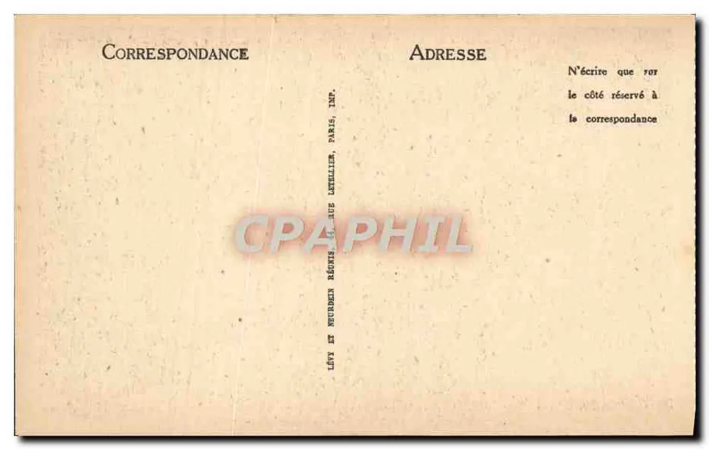 Lourdes — A Aparição — editor Letellier, Paris, n° 7597 - Verso