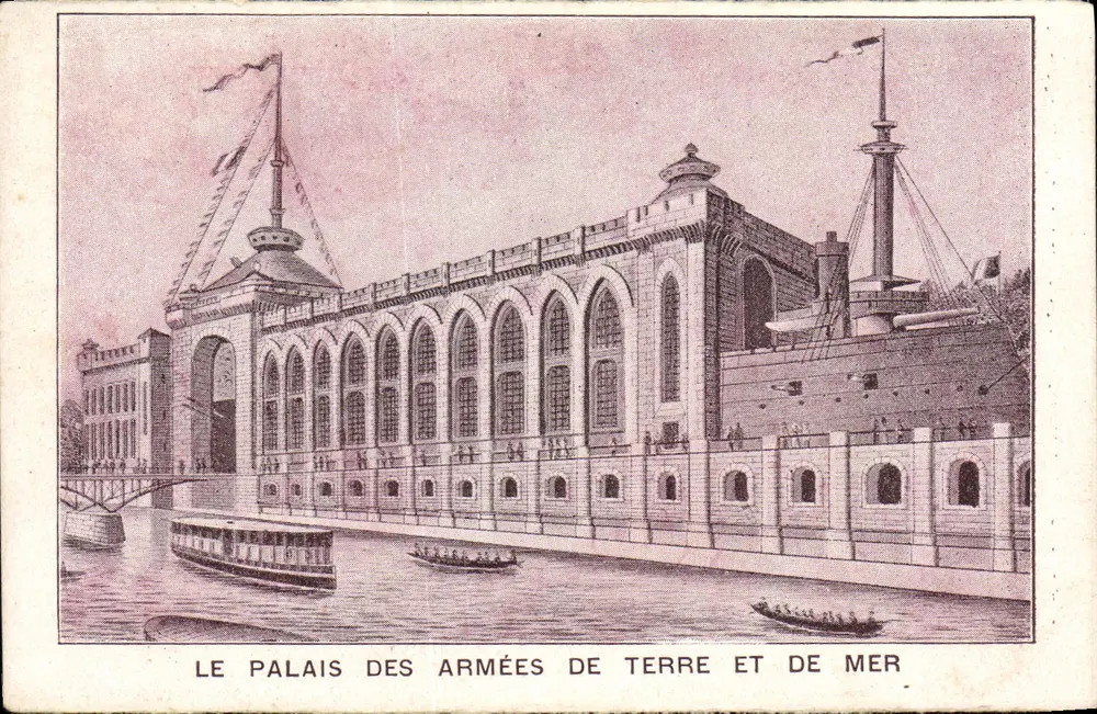 Das Palais der Land- und Seearmeen — Weltausstellung 1889 — Nr. 31 - Vorderseite