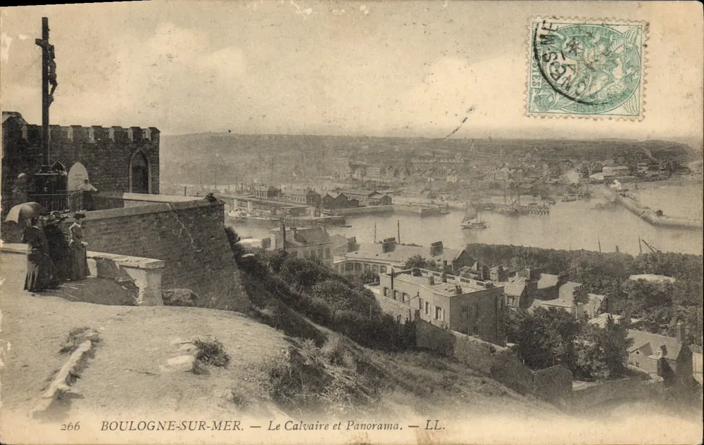 Boulogne-sur-Mer — Der Calvary und Panorama — LL. — n° 266 - Vorderseite