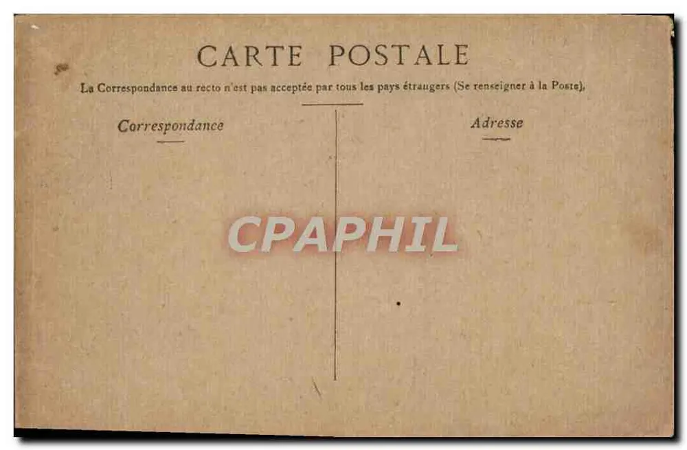 Vichy — Casa da Senhora de Sévigné — Stabreck, Paris - Verso