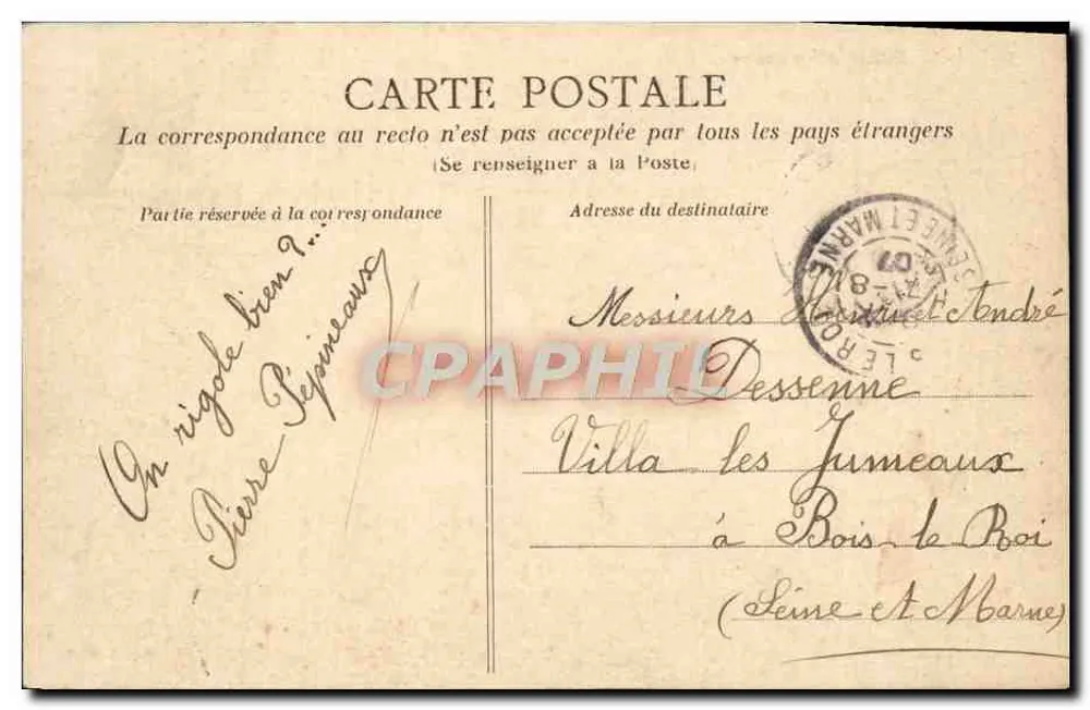 Cena de praia — Héliolypie Dugas e Cie, Nantes — n° F 31 - Verso