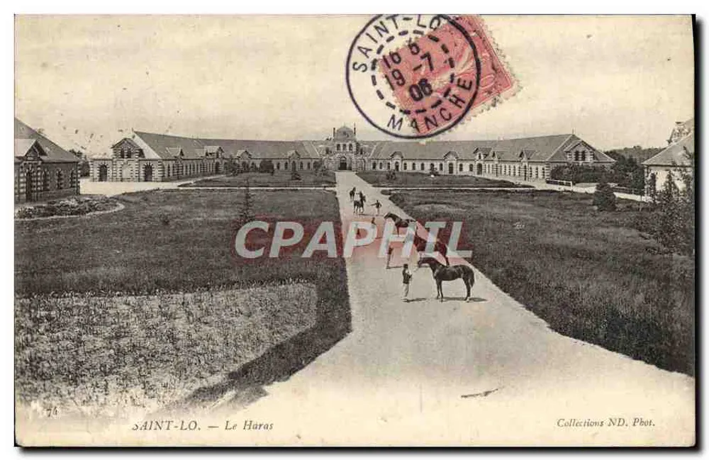 SAINT-LO — O Haras — Collections ND, Fot. - Frente