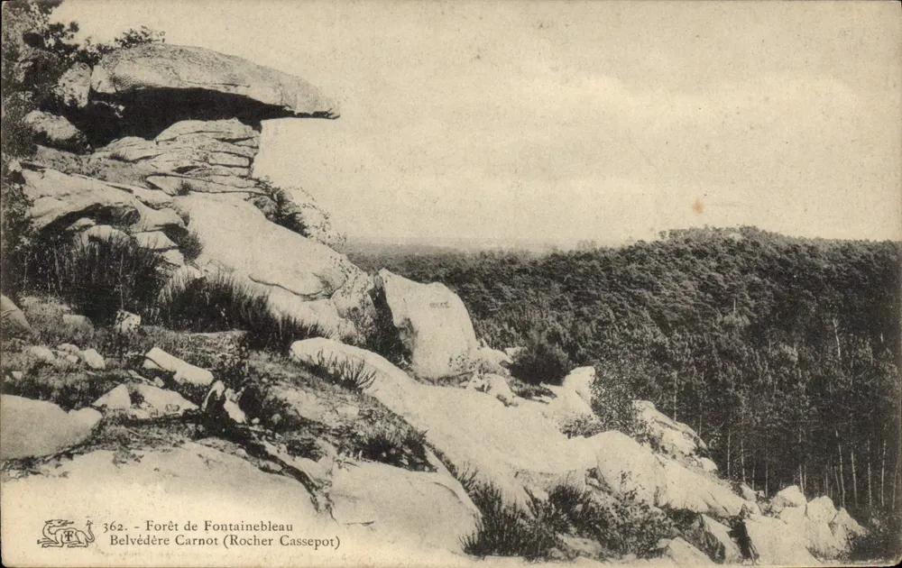 Forêt de Fontainebleau — Belvédère Carnot (Rocher Cassepot) — n° 362 - Vorderseite