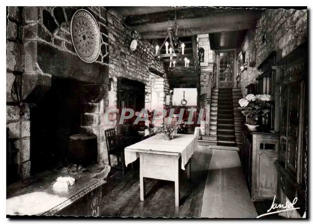Herberg Sint Ronan - De Zaal — Locronan (Finistère) — Editions Photographiques Iansol - Voorkant