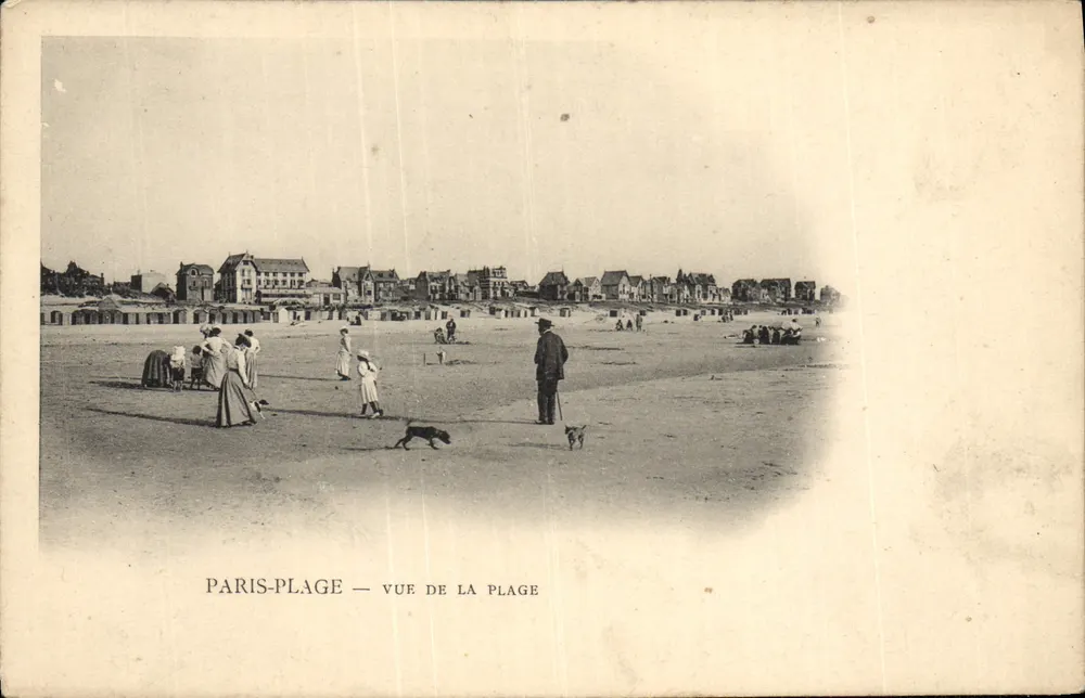 Paris-Plage — Vista da praia - Frente