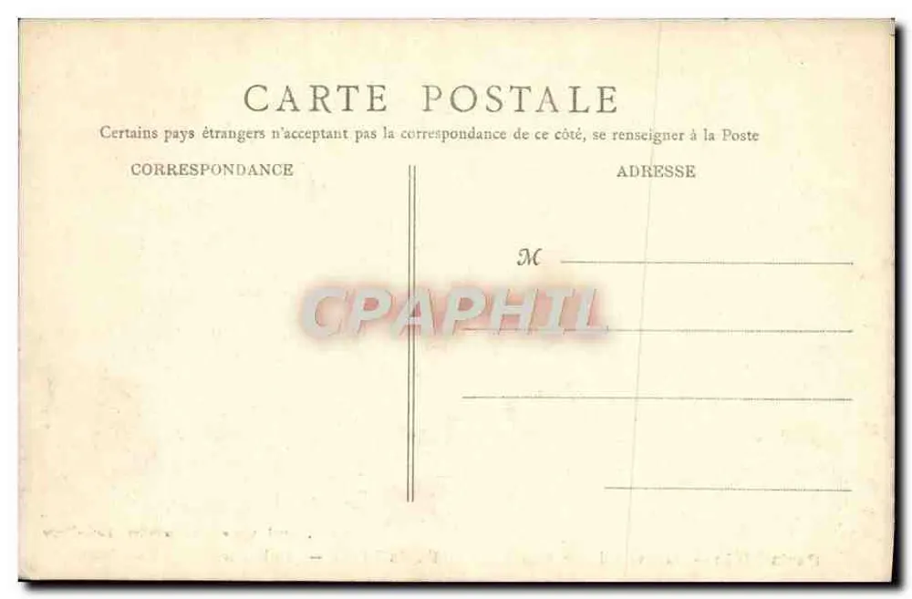 Paris-Plage — Boulevard de Mer (norte) — Edit. Mme Letort « Aux Fantaisies » - Verso