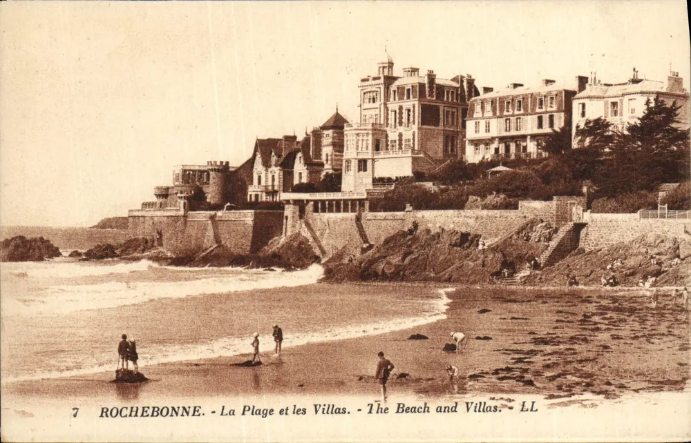 ROCHEBONNE - A Praia e as Villas - LL - Frente