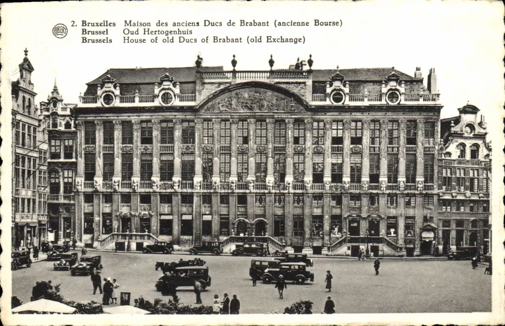 Brüssel - Haus der ehemaligen Herzöge von Brabant (ehemalige Börse) — Verlag HIBERT, Nr. 2 - Vorderseite