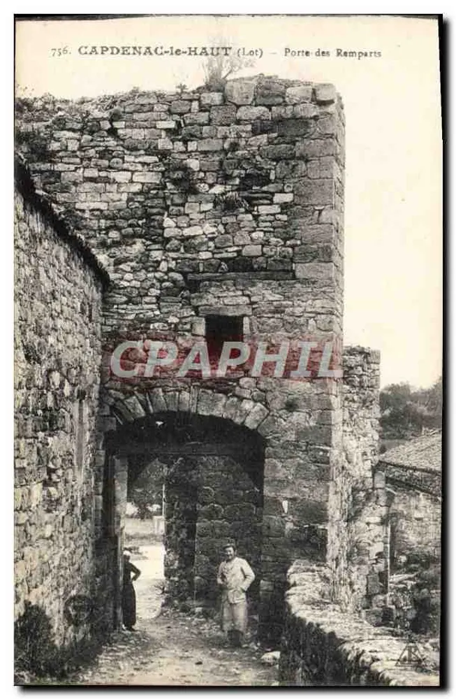 Capdenac-le-Haut (Lot) — Porte des Remparts — Edition der Bandel Buchhandlung, St-Céré (Lot) - Vorderseite