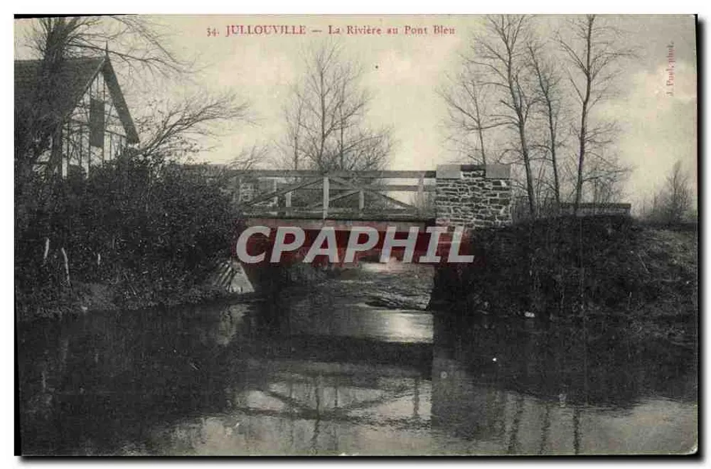 JULLLOUVILLE — Die Rivière am Blauen Brücke — J. Frank, n°34 - Vorderseite