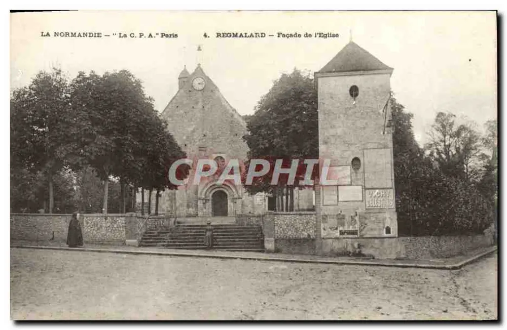 Regomald - Fassade der Kirche — Die C.P.A. Paris, n°4 - Vorderseite