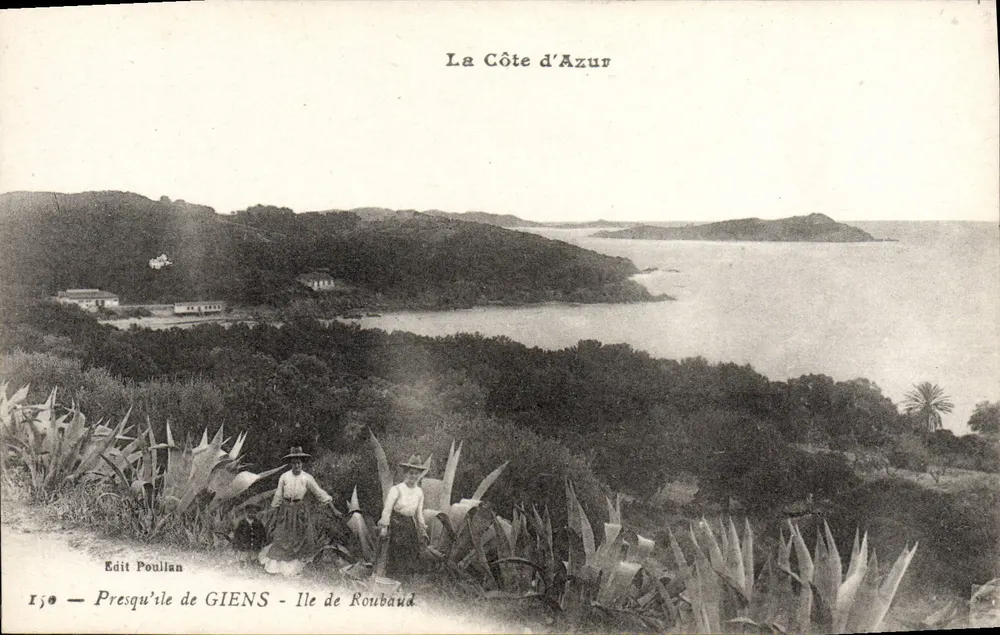 Presqu'île de Giens - Ile de Roubaud — De Côte d'Azur — Édit Poullan, n° 150 - Voorkant