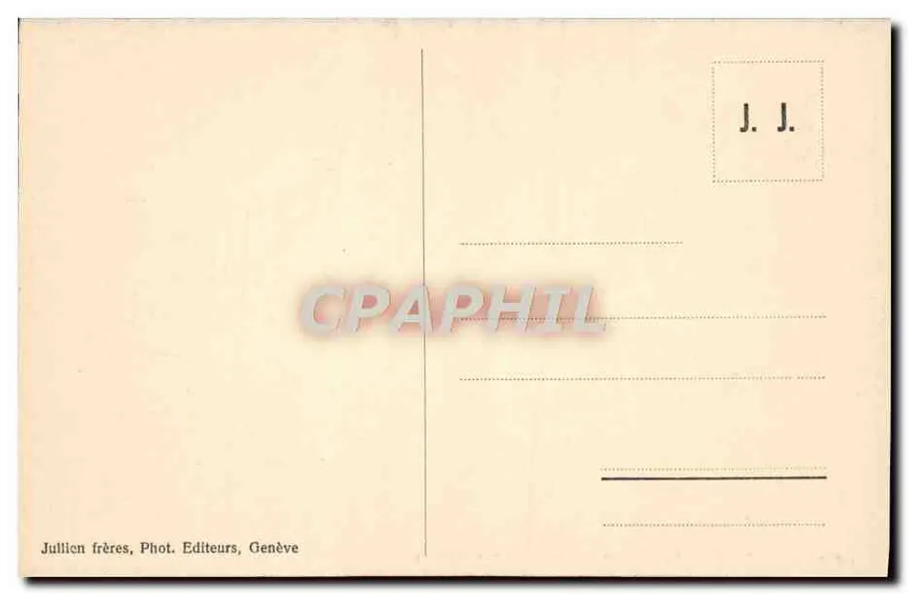 Chamonix — El Sombrero y las Aguillas Rojas — J.J. 6644 - Reverso