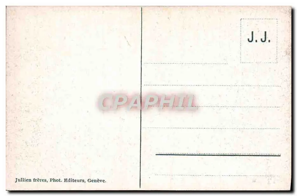 Chamonix - Estrada de Argentières e o Mont-Blanc — J.J. 5987 - Verso