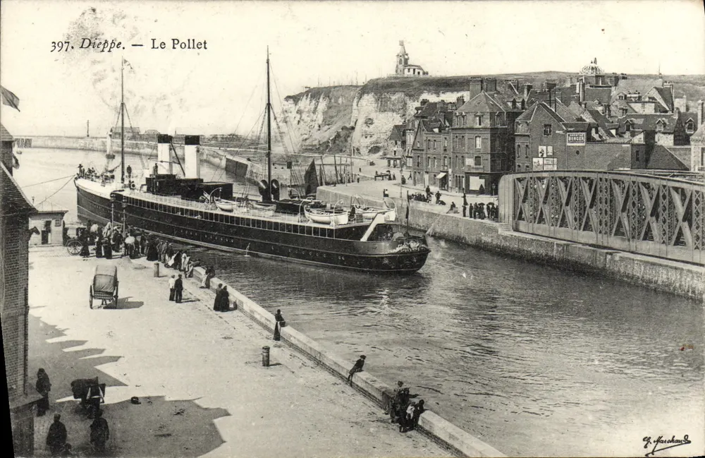 Dieppe — Le Pollet — E. Jarcouche - Frente