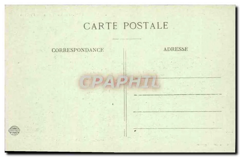 Col de Voza — La Estación y el Prarion — Editor: L. Gourlay, Aix-en-Provence, n° 10 - Reverso
