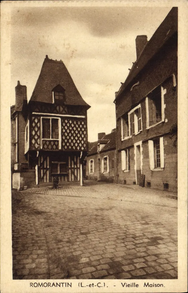 Romorantin (Loiret-et-Cher) - Velha Casa - Frente