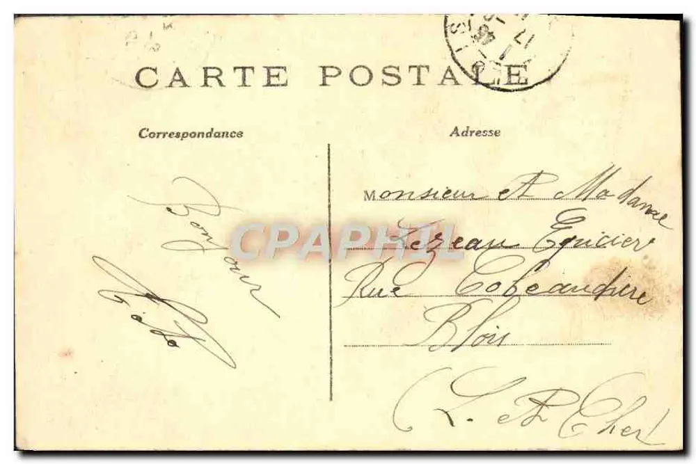 Paris - Bois de Boulogne - La pointe du Grand Lac — C.M. n°321 - Rückseite