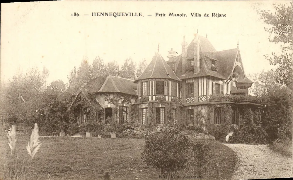 Hennequeville — Kleines Schloss. Villa von Réjane — Verlag: N° de Sancerre - Vorderseite