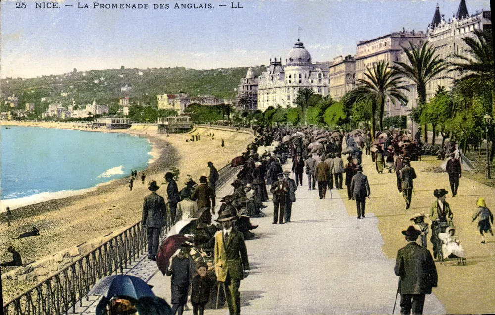 Nizza — De Promenade des Anglais — LL - Voorkant