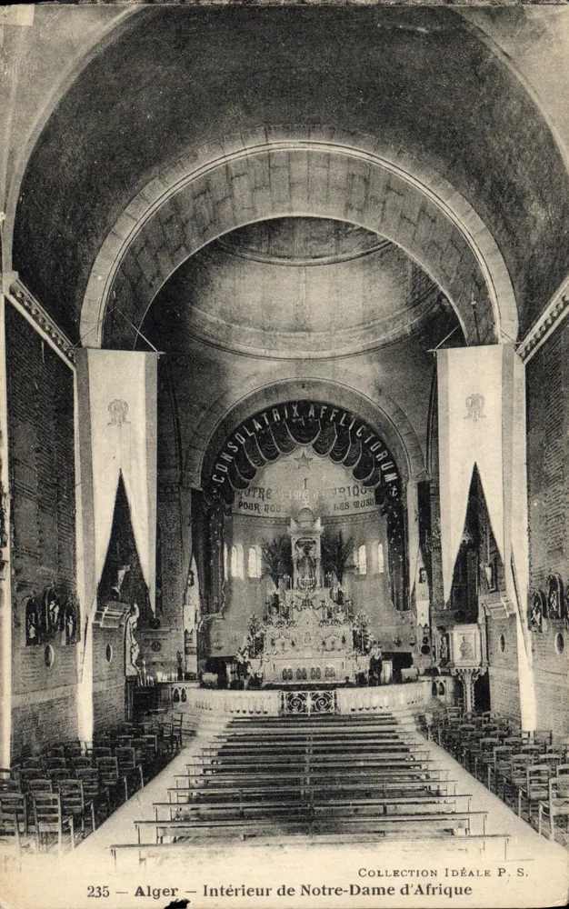Interieur van de Basiliek Notre-Dame d'Afrique — Alger — Ideale Collectie P.S. n°235 - Voorkant