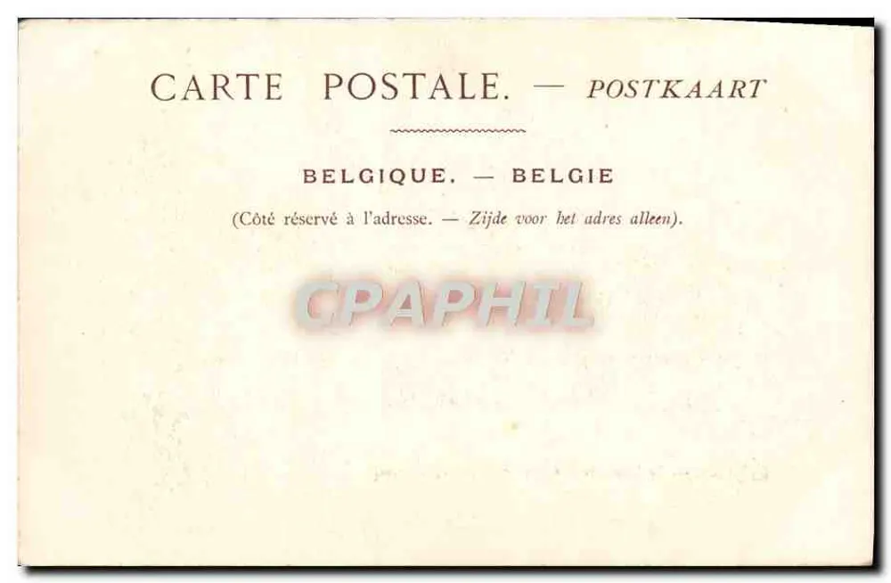 Brüssel — Das Königspalast, Ansicht vom Dukalen Palast — Collections ND. Phot. - Rückseite
