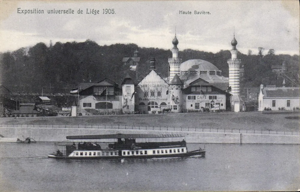 Weltausstellung von Liège 1905 — Oberbayern — Offizielle Ansichtskarte - Vorderseite