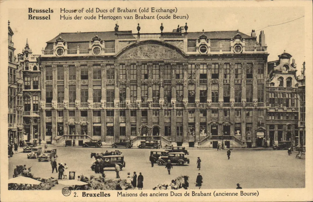 Brüssel — Häuser der ehemaligen Herzöge von Brabant (ehemalige Börse) — Ribert, n°2 - Vorderseite